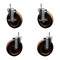 Service Caster 6 High Temp Phenolic Wheel Swivel 7/16'' Grip Ring Stem Caster Set 2 Brakes, 4PK SCC-GR20S615-PHRHT-TLB-716138-2-S-2 - alternate 1
